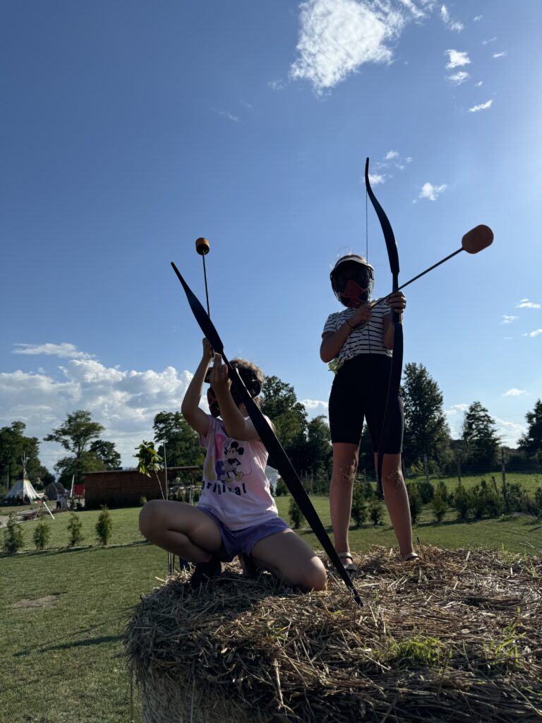 Strzelanie z łuku – archery tag w wiosce indiańskiej